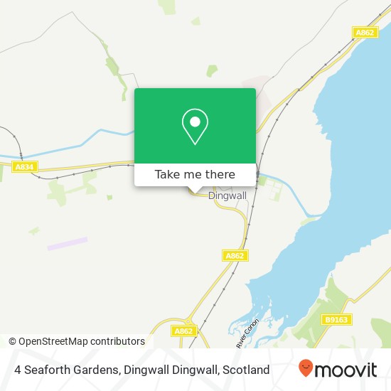 4 Seaforth Gardens, Dingwall Dingwall map