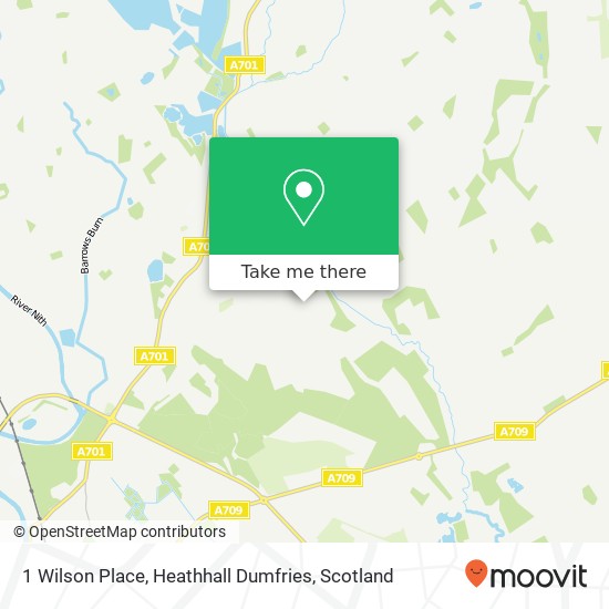 1 Wilson Place, Heathhall Dumfries map