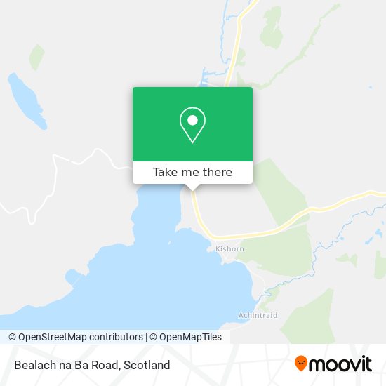 Bealach na Ba Road map