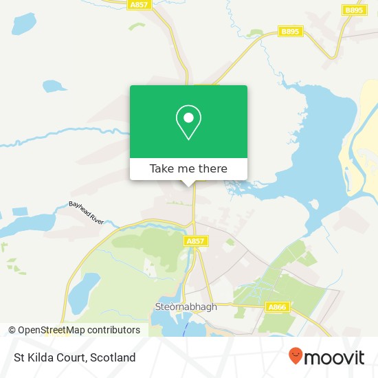 St Kilda Court map