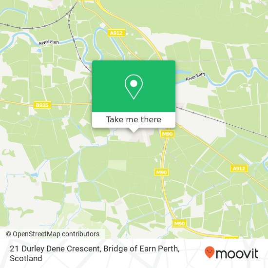 21 Durley Dene Crescent, Bridge of Earn Perth map