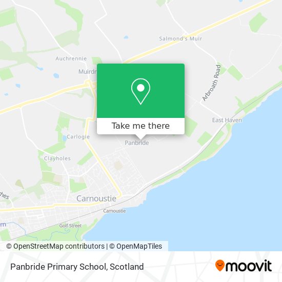 Panbride Primary School map