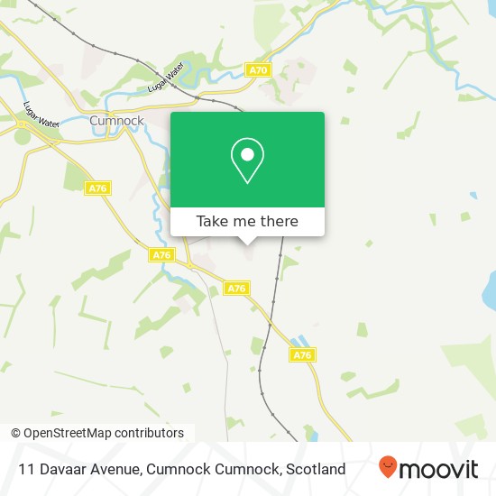 11 Davaar Avenue, Cumnock Cumnock map