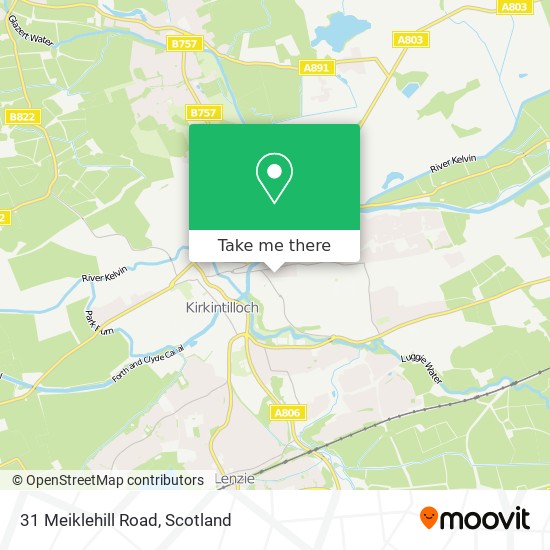 31 Meiklehill Road map