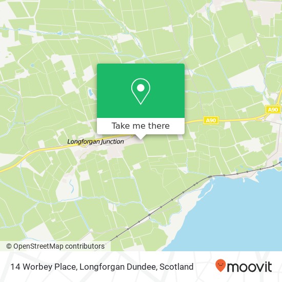 14 Worbey Place, Longforgan Dundee map