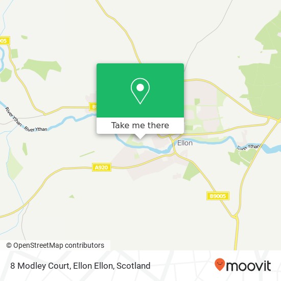 8 Modley Court, Ellon Ellon map