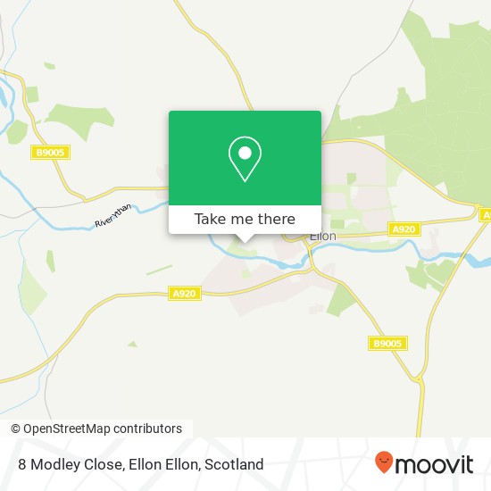 8 Modley Close, Ellon Ellon map