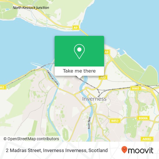 2 Madras Street, Inverness Inverness map