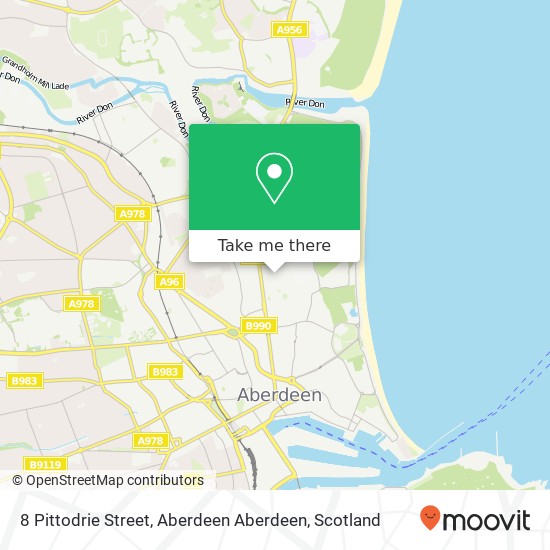 8 Pittodrie Street, Aberdeen Aberdeen map