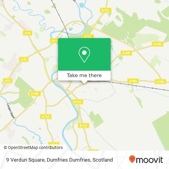 9 Verdun Square, Dumfries Dumfries map