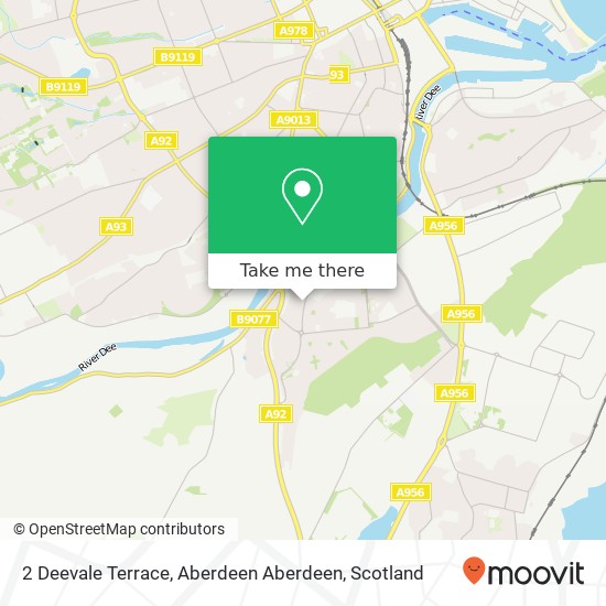 2 Deevale Terrace, Aberdeen Aberdeen map
