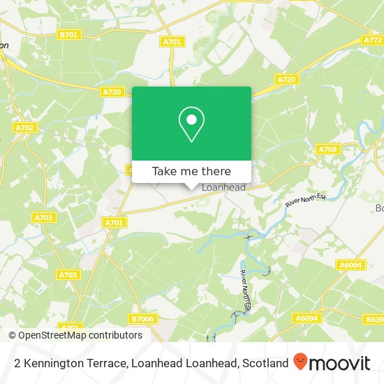 2 Kennington Terrace, Loanhead Loanhead map