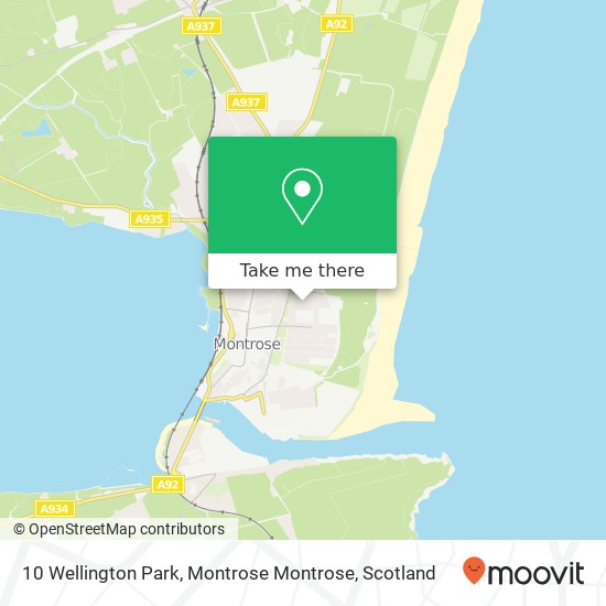 10 Wellington Park, Montrose Montrose map