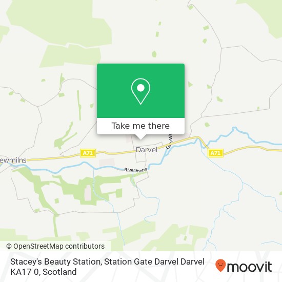 Stacey's Beauty Station, Station Gate Darvel Darvel KA17 0 map