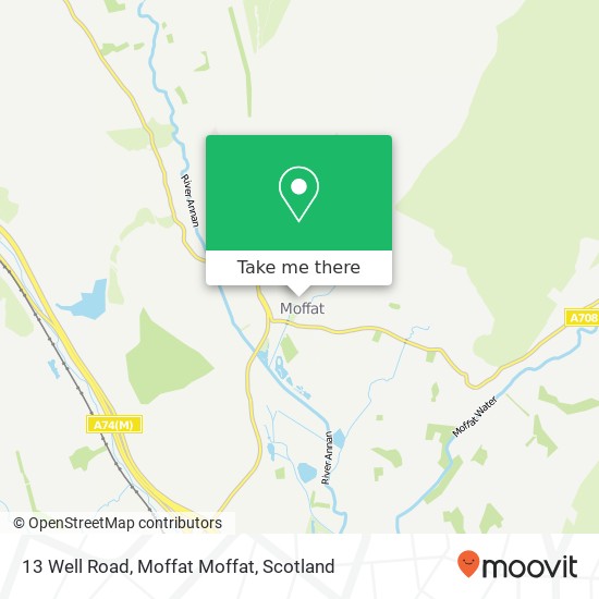 13 Well Road, Moffat Moffat map