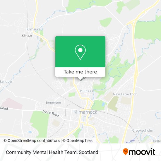 Community Mental Health Team map