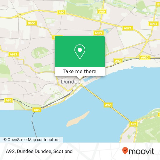 A92, Dundee Dundee map