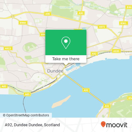 A92, Dundee Dundee map