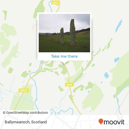 Ballymeanoch map