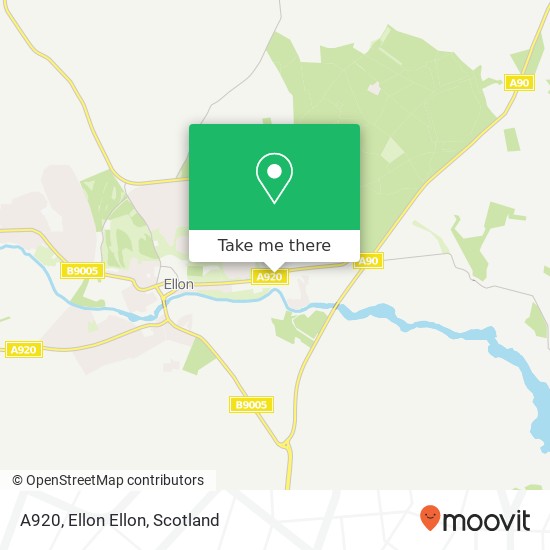 A920, Ellon Ellon map