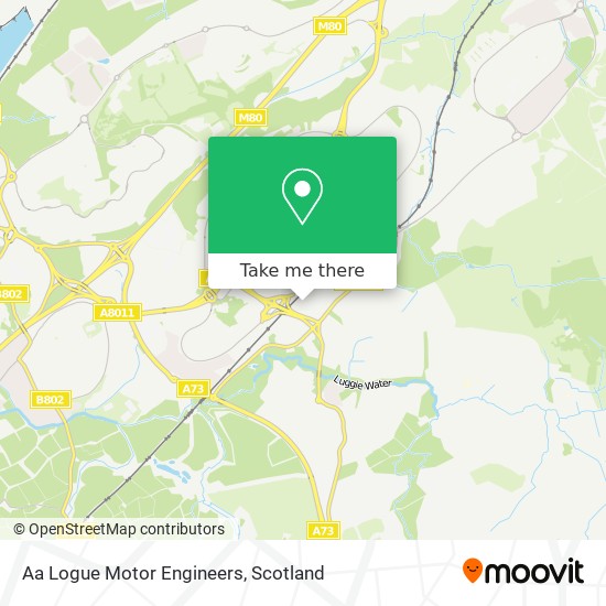Aa Logue Motor Engineers map