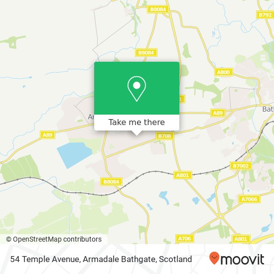 54 Temple Avenue, Armadale Bathgate map