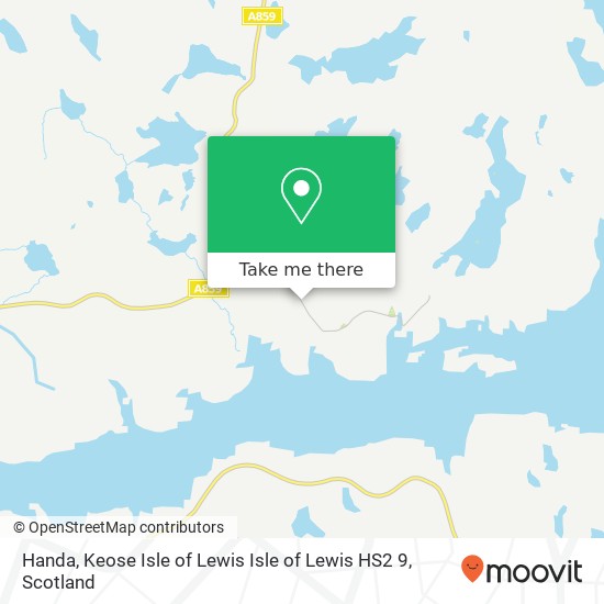 Handa, Keose Isle of Lewis Isle of Lewis HS2 9 map