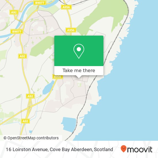 16 Loirston Avenue, Cove Bay Aberdeen map