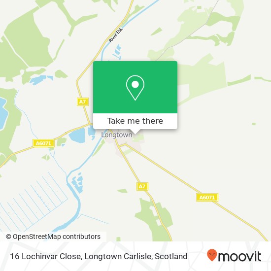 16 Lochinvar Close, Longtown Carlisle map