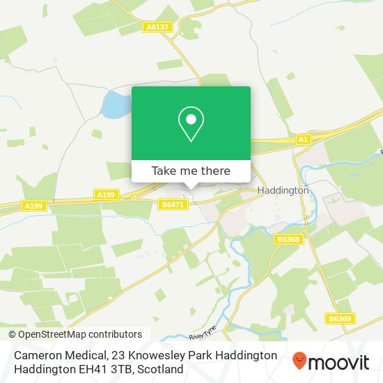 Cameron Medical, 23 Knowesley Park Haddington Haddington EH41 3TB map