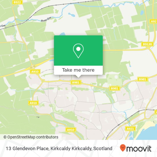 13 Glendevon Place, Kirkcaldy Kirkcaldy map