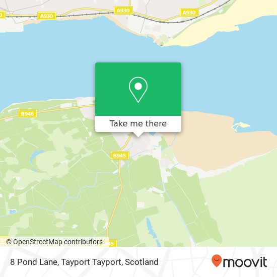 8 Pond Lane, Tayport Tayport map