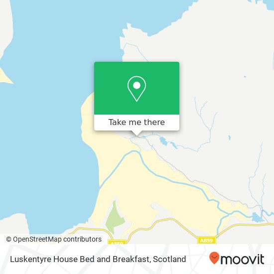 Luskentyre House Bed and Breakfast map