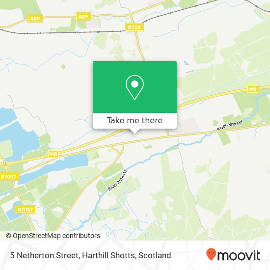 5 Netherton Street, Harthill Shotts map