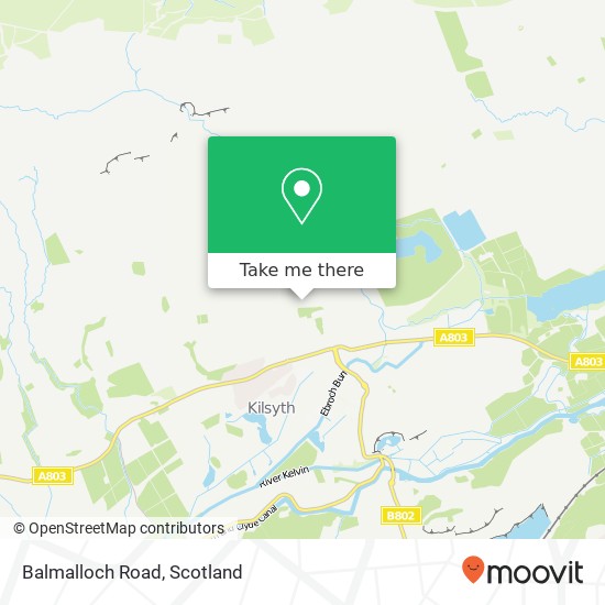 Balmalloch Road map