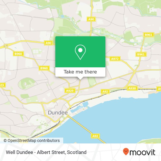 Well Dundee - Albert Street map