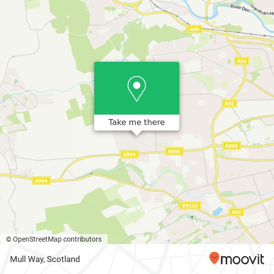 Mull Way map