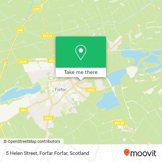 5 Helen Street, Forfar Forfar map