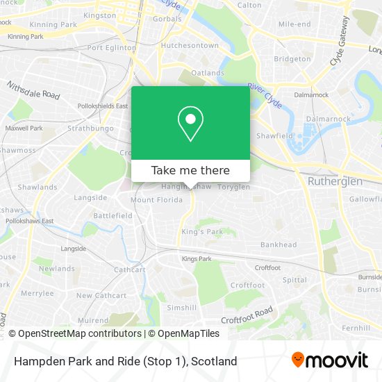 Hampden Park and Ride (Stop 1) map