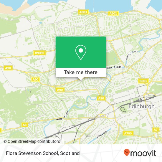 Flora Stevenson School map