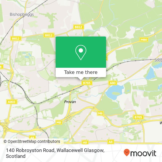 140 Robroyston Road, Wallacewell Glasgow map