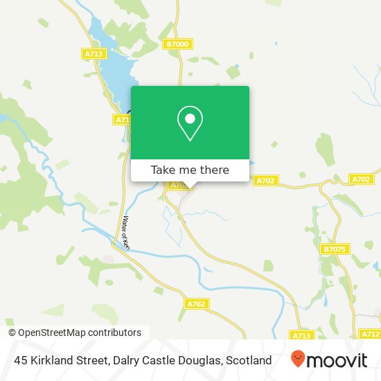 45 Kirkland Street, Dalry Castle Douglas map