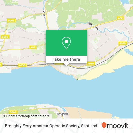 Broughty Ferry Amateur Operatic Society map