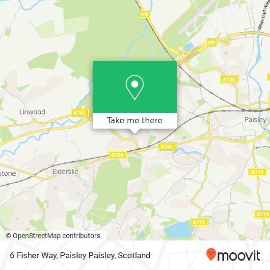 6 Fisher Way, Paisley Paisley map