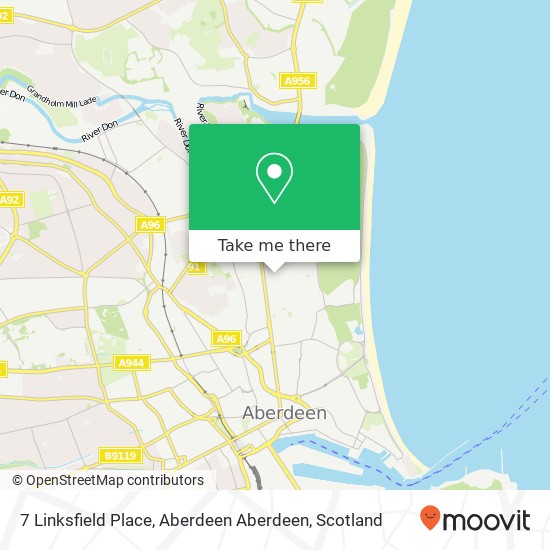 7 Linksfield Place, Aberdeen Aberdeen map