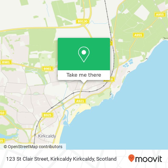123 St Clair Street, Kirkcaldy Kirkcaldy map