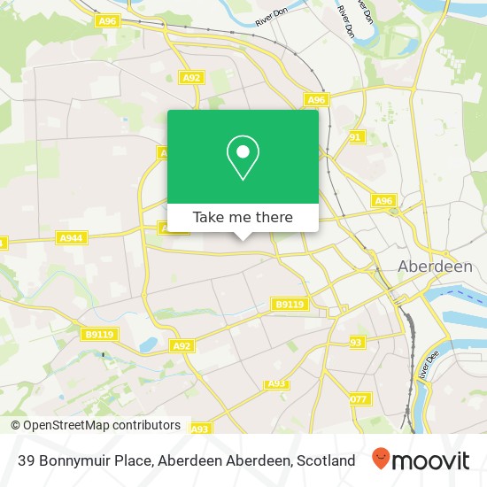 39 Bonnymuir Place, Aberdeen Aberdeen map