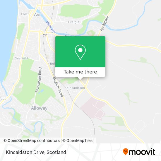 Kincaidston Drive map