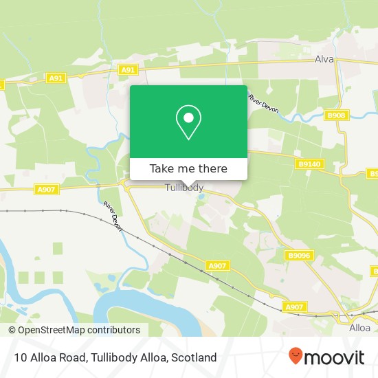 10 Alloa Road, Tullibody Alloa map