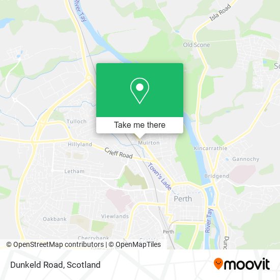 Dunkeld Road map